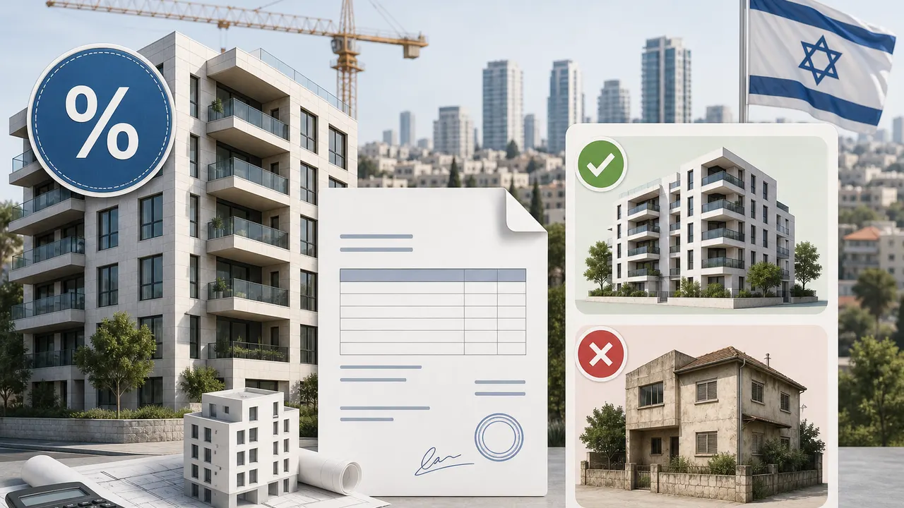 מע״מ בנכס חדש ומשפיעו על עלות הרכישה